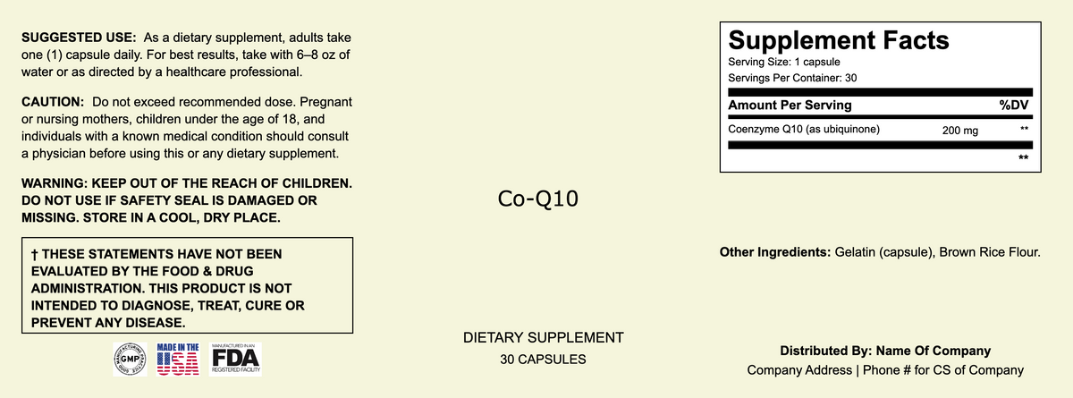 No. 11 CoQ10
